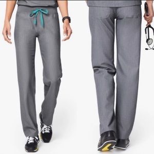 FIGS Livingston Basic Scrub Pant Graphite Gray Petite Small Length